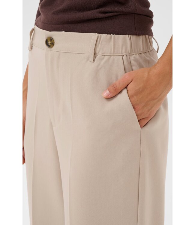 KAFFE KAheather Cropped Pants - Feather Gray