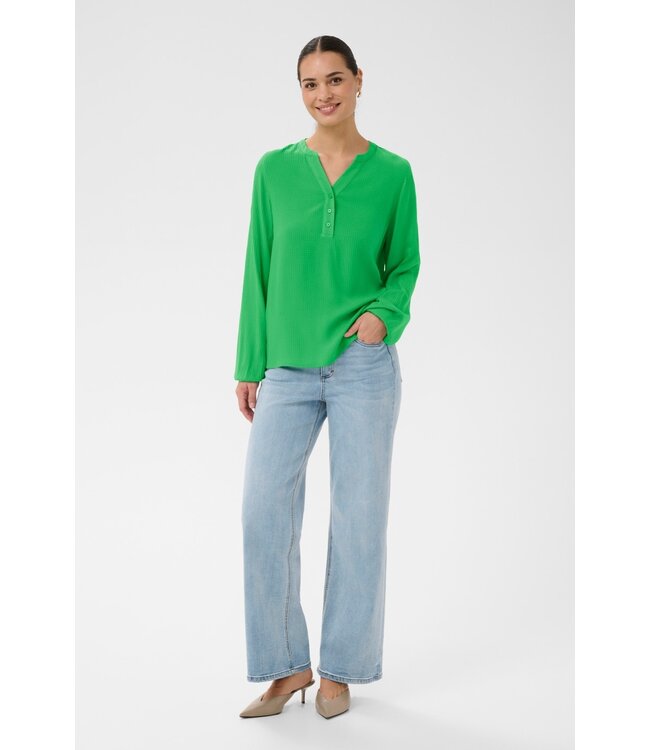 KAFFE KAmathilde Blouse - Bright Green