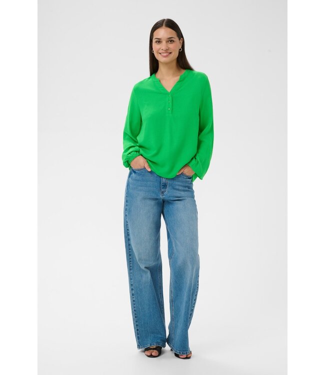 KAFFE KAmathilde Blouse - Bright Green