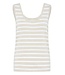 ICHI IHLULS Top - Oatmeal White Stripe