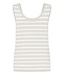 ICHI IHLULS Top - Oatmeal White Stripe