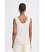 ICHI IHLULS Top - Oatmeal White Stripe