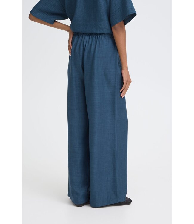 ICHI IHKATICO Pant - True Navy Melange