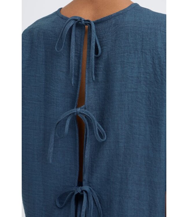 ICHI IHKATICO Shirt - True Navy Melange