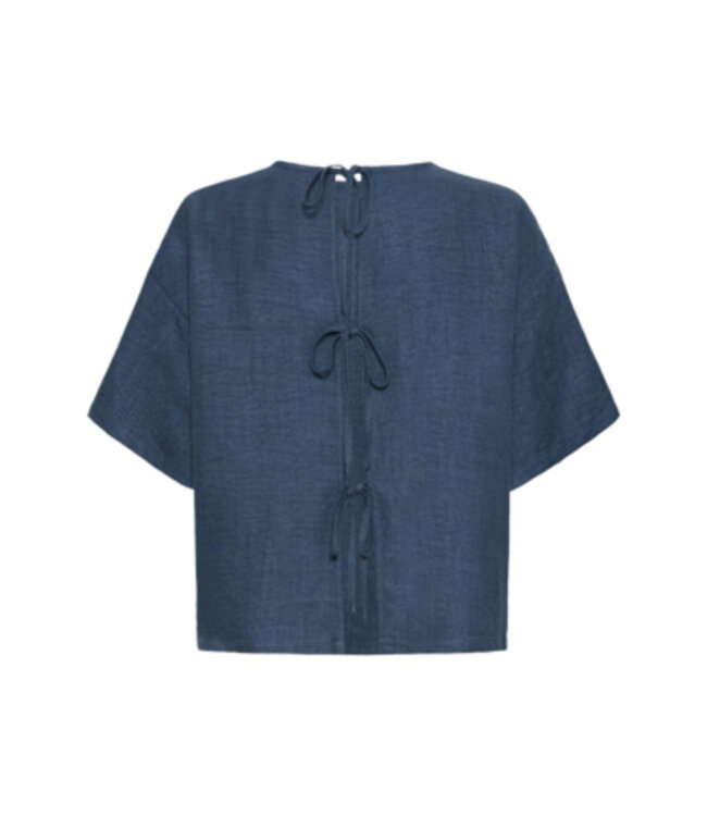 ICHI IHKATICO Shirt - True Navy Melange