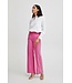 b.young BYDANTA Wide Leg Pants 2 – Raspberry Rose – Roze Dames broek van byoung met Wijde Pijpen