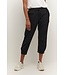 KAFFE Naya Capri Black Deep – Dames capribroek in katoen met elastische taille
