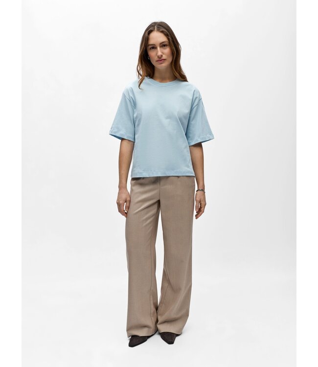 Object OBJGIMA S/S LO T-Shirt - Winter Sky