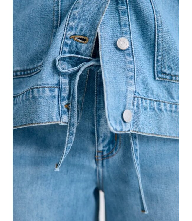 Object OBJROSIE Overshirt - Light Blue Denim