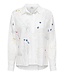 JDY JDYRHEA Loose Embroidery Shirt Cloud Dancer – Witte dames blouse