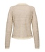 JDY JDYMIA Collar Sequins Cardigan  Fog - Dames gebreid vest met pailletten