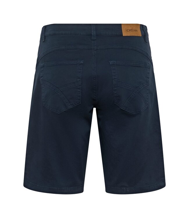 CREAM CRBerta Twill Shorts Navy Blazer – Coco Fit dames short in katoen twill