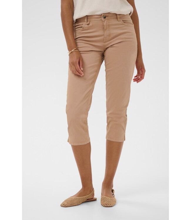 CREAM CRBerta Capri Twill Amphora – Coco Fit dames capribroek met stretch