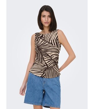 JDY JDYDEBBIE Top Sandshell Chocolate