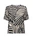 JDY JDYDEBBIE dames T-shirt met print - Sandshell Black Trope