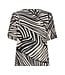 JDY JDYDEBBIE dames T-shirt met print - Sandshell Black Trope