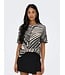 JDY JDYDEBBIE dames T-shirt met print - Sandshell Black Trope
