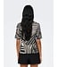 JDY JDYDEBBIE dames T-shirt met print - Sandshell Black Trope