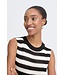 ICHI IHIHBETUES dames top gestreept - Black Almond Milk