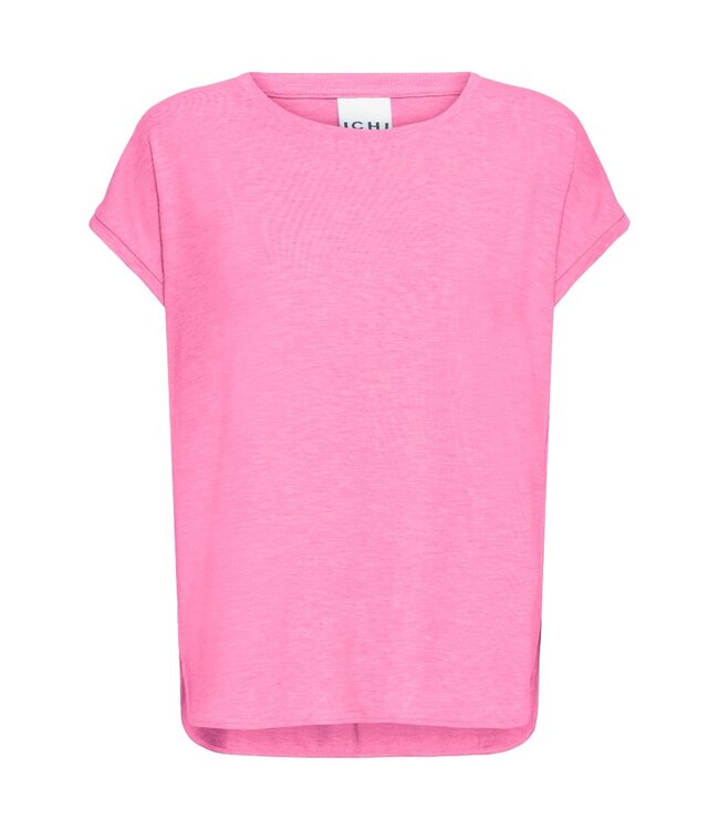 ICHI IHREBEL dames T-shirt met zilverdraad - Wild Orchid