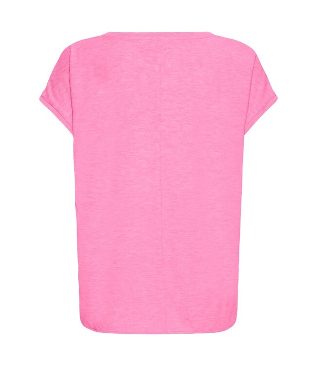 ICHI IHREBEL dames T-shirt met zilverdraad - Wild Orchid