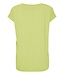 ICHI IHREBEL dames T-shirt met zilverdraad - Lily Green