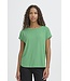 ICHI IHREBEL dames T-shirt met zilverdraad - Lily Green