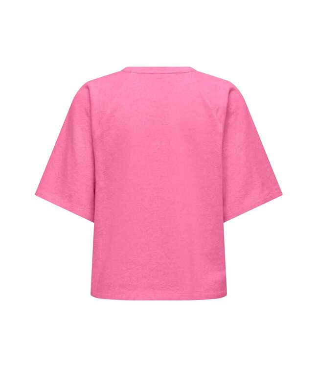 JDY JDYAMALFI dames sweat top met korte mouwen - Wild Orchid Melange