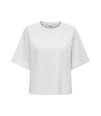 JDY JDYAMALFI Life Sweat Top - Oatmeal Melange