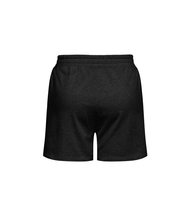 JDY JDYAMALFI dames sweat shorts met elastische taille - Zwart