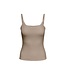 JDY JDYTESS dames singlet top in biologisch katoen - Greige