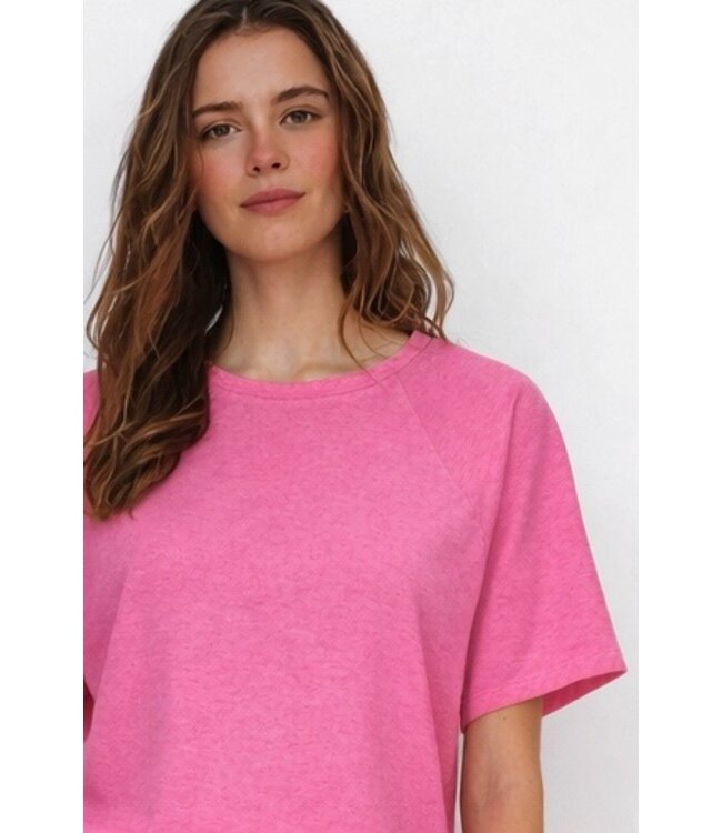 JDY JDYAMALFI dames sweat top met korte mouwen - Wild Orchid Melange