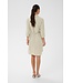 KAFFE KAmilia dames hemdkleedje in Chinchilla Chalk Stripe met taillekoord en knoopsluiting