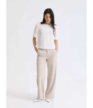 Object OBJLISA Wide Pant - Humus Melange