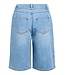 Object OBJROSIE Denim Long Shorts Light Blue – Dames knielange denim short