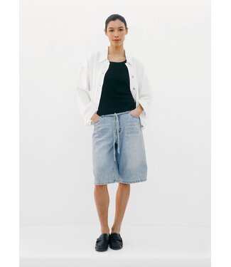 Object OBJROSIE Denim Long Shorts - Light Blue Denim