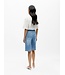 Object OBJROSIE Denim Long Shorts Light Blue – Dames knielange denim short