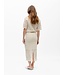 Object OBJMASI Knit Long Skirt Birch – Dames crochet midi rok
