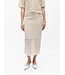 Object OBJMASI Knit Long Skirt Birch – Dames crochet midi rok