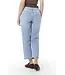 Courage Lichtblauwe dames jeans 7/8 lengte met rechte pijp, zachte stretch denim en comfortabele pasvorm