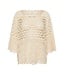 CREAM CRGina Poncho Perfectly Pale - Dames crochet poncho top