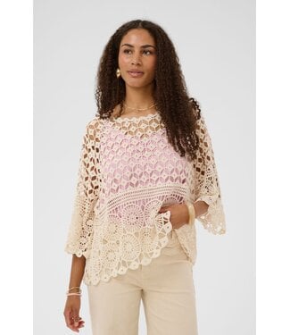 CREAM CRGina Poncho - Perfectly Pale