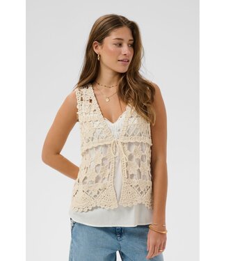 CREAM CRLotu Vest - Perfectly Pale