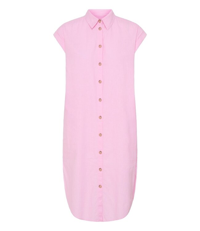 b.young BYFALAKKA Shirt Dress Parfait Pink – Dames overhemdjurk