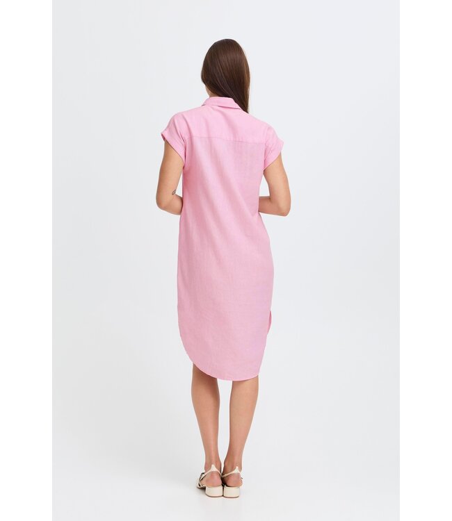 b.young BYFALAKKA Shirt Dress Parfait Pink – Dames overhemdjurk