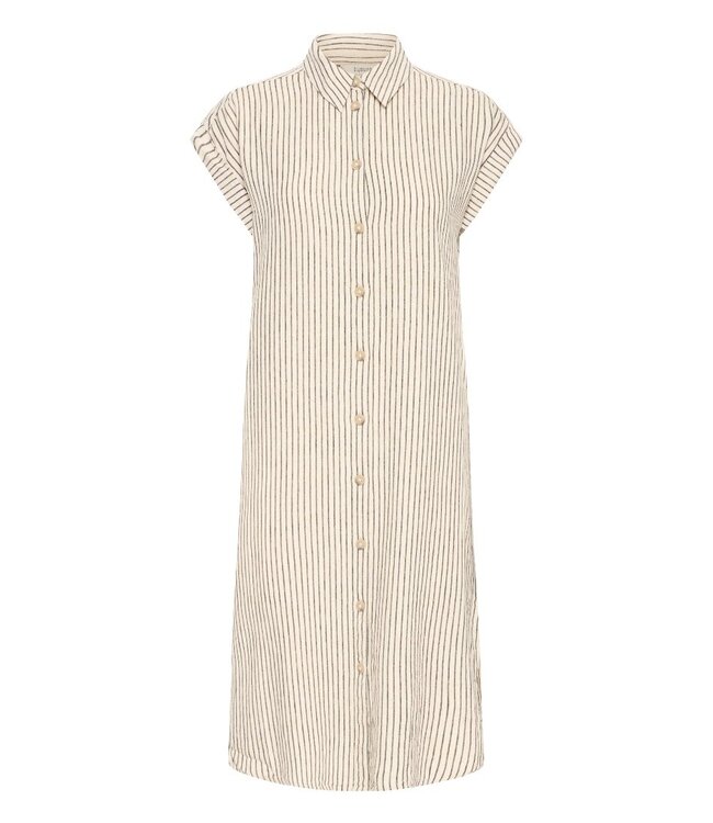 b.young BYFALAKKA Shirt Dress Rainy Day Stripe – Dames overhemdjurk