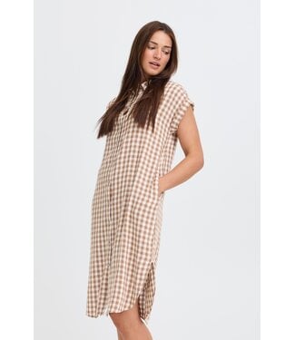b.young BYFALAKKA Shirt Dress - Woodsmoke Check
