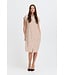 b.young BYFALAKKA dames jurk met ruitjesprint Woodsmoke Check luchtige midi shirt dress