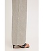 b.young BYFALAKKA dames broek Rainy Day Stripe linnenmix wide leg met elastische taille