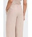 b.young BYFALAKKA dames broek Woodsmoke Stripe linnenmix wide leg met elastische taille